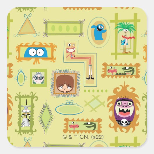 Foster's Home for Imaginary Friends | Photo Wall スクエアシール (正面)