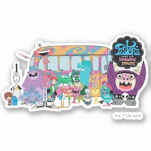 Foster's Home for Imaginary Friends | School Bus シール (正面)