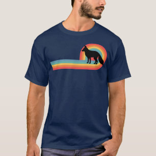 FoSunsetレトロ動物の野生動物哺乳動物動物園かわいい182 Tシャツ