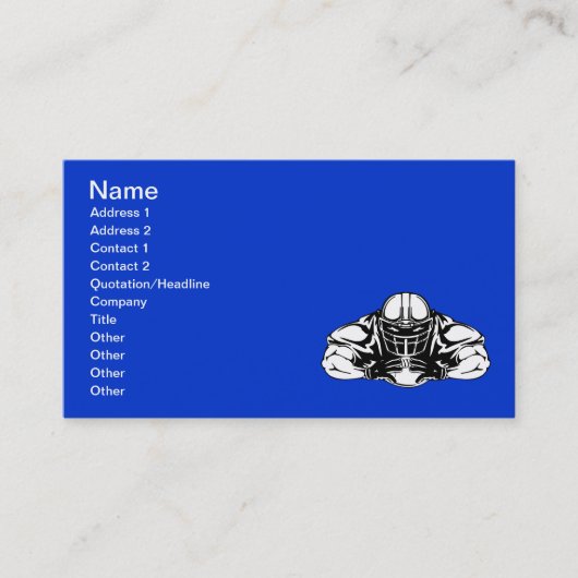 FOTBOLL_PLAYER100 FOTBOL PLAYER TUFG SPORTS SU 名刺 (正面)