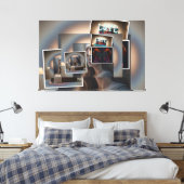 Foto collage キャンバスプリント (インサイチュ (寝室))