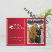 Foto Fiesta Navideña Christmas Party Invitation 招待状 (スタンド正面)