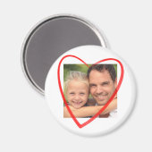 Foto mit Herz マグネット (正面/裏面)