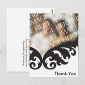 Foto personalizado tarjeta de agradecimento ポストカード (正面/裏面)