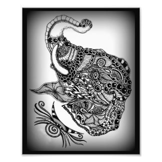 Foto-Vergrößerung ZenZia Elefant フォトプリント