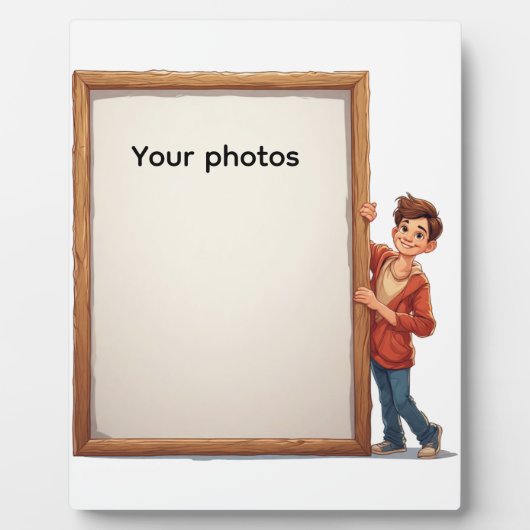 Fotoframe-デザインミットジュンゲン – Heb deinen Moment フォトプラーク (正面)