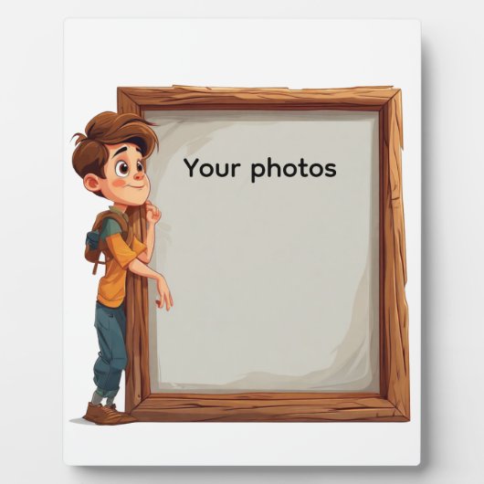 Fotoframe-デザインミットジュンゲン – Heb deinen Moment フォトプラーク (正面)