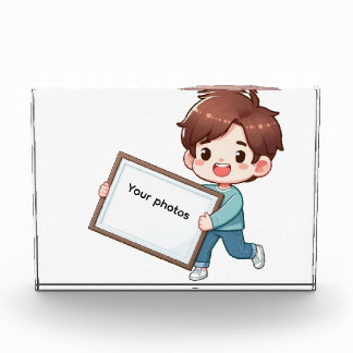 Fotoframe-デザインmit Jungen - Heb deinen Moment ho フォトブロック