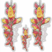 Fotografia de flor シール (正面)