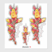 Fotografia de flor シール (シート)