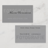fotografie 名刺 (正面/裏面)