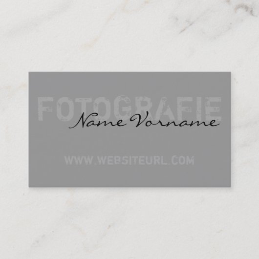 fotografie 名刺 (正面)