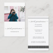 Fotografie Visitenkarte mit Foto - Vorlage 名刺 (正面/裏面)