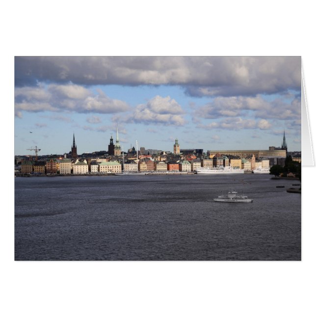 Fotokarte Gamla Stan, Stockholm (正面横)