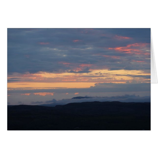 Fotokarte Mitternacht an der Barentsee (正面横)