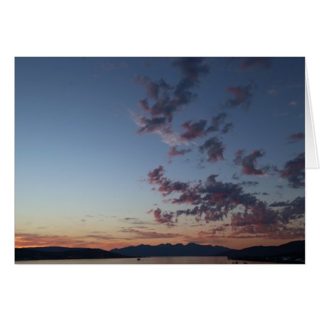 Fotokarte Mitternacht in Tromsø (正面横)