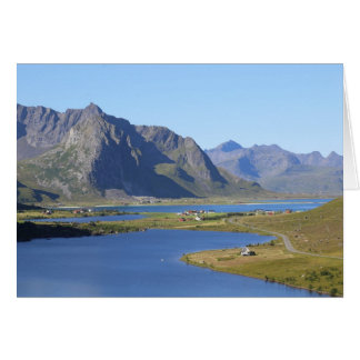 Fotokarte Moskenesoya, Lofoten, Norwegen