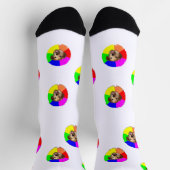 Fotosocken Haustier Vorlage ソックス (上部)