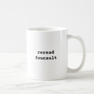 foucaultのマグを再読して下さい コーヒーマグカップ