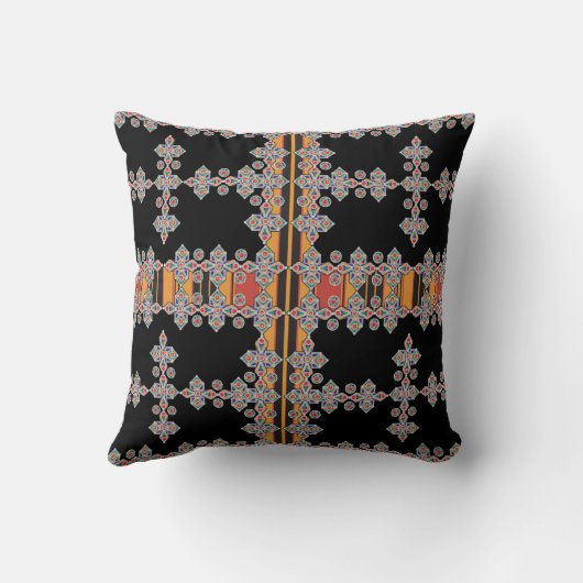 FOUDA DE LA ROBE KABYLE AMAZIGH クッション (裏面)