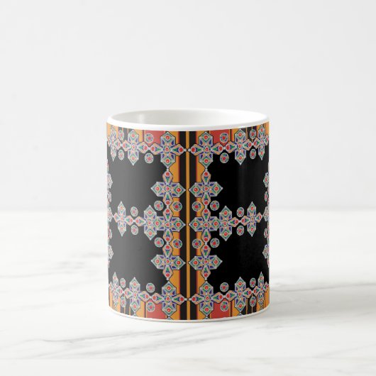 FOUDA DE LA ROBE KABYLE AMAZIGH コーヒーマグカップ (中央)