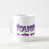 Fouetteのおもしろいなダンス コーヒーマグカップ (正面左)