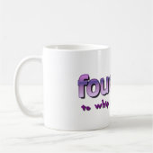 Fouetteのおもしろいなダンス コーヒーマグカップ (左)