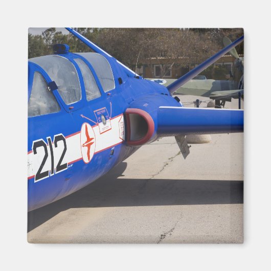 Fouga Magisterフランスののトレーナーを作成 マグネット (正面)