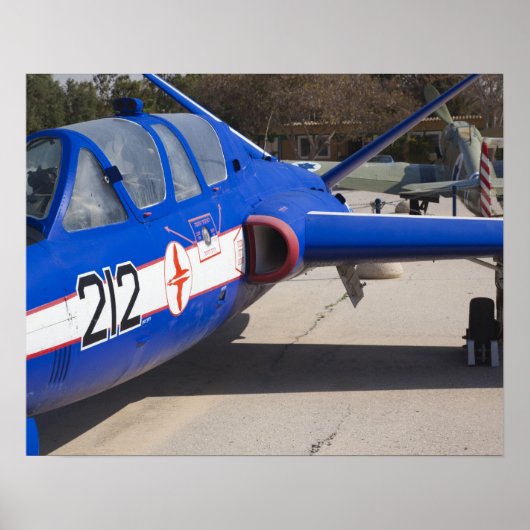 Fouga Magisterフランスのトレーナー ポスター (正面)