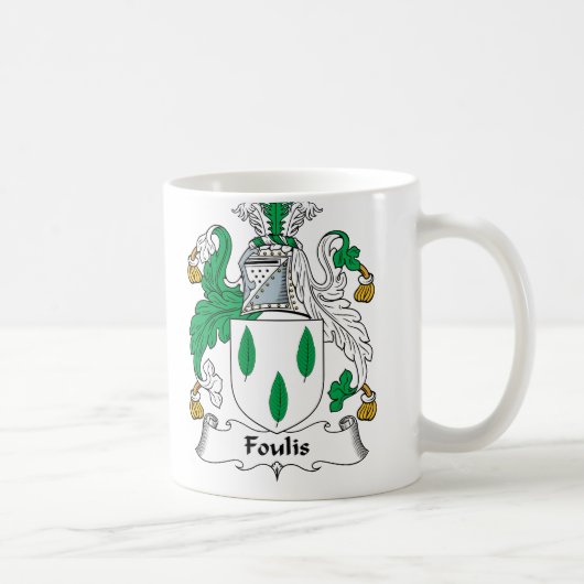 Foulisの家紋 コーヒーマグカップ (右)