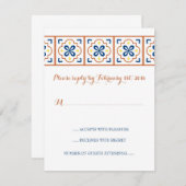 Foulkeのrsvpの英語 出欠カード (正面/裏面)