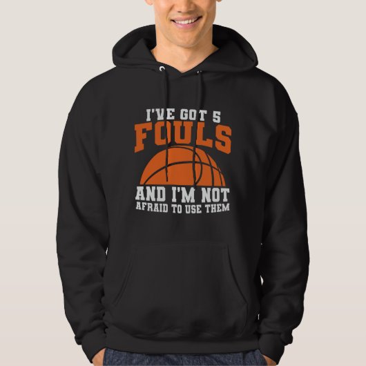 Fouls Basketball | Basketball Design パーカ (正面)