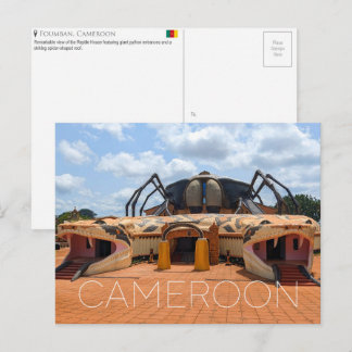 Foumban, Cameroon Travel Postcard ポストカード