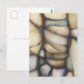 Found Art - クール Rock Pattern Postages ポストカード (正面/裏面)
