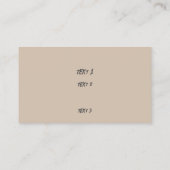 Found Art - クール Rock Pattern Postages 名刺 (裏面)