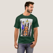 Found God Men's Green T-Shirt Tシャツ (正面フル)