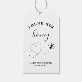 Found Her Honey ブライダルシャワーまたは結婚式 ギフトタグ