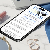 Found Her Match Pickleball Bachelorette Itinerary 招待状