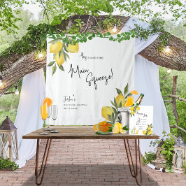 Found Main Squeeze Lemonウェディングシャワー タペストリー