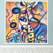 Found on a Resounding Dream キャンバスプリント (インサイチュ (ウッドフロア))