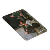 Found Out(キャンバス上の油) （ペアの1つ – 19572を参照） マグネット (右側)