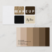 Foundation Eye Shadow Paletteメイクアップアーティスト 名刺 (正面/裏面)