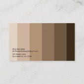 Foundation Eye Shadow Paletteメイクアップアーティスト 名刺 (裏面)