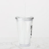 Founder Quiet Quitting Movement Cute Sloth アクリルタンブラー (右)