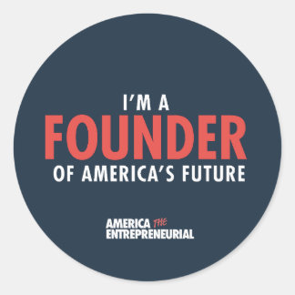 Founder Sticker ラウンドシール