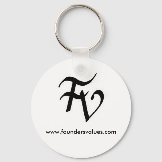 FoundersロゴKeychain キーホルダー (正面)