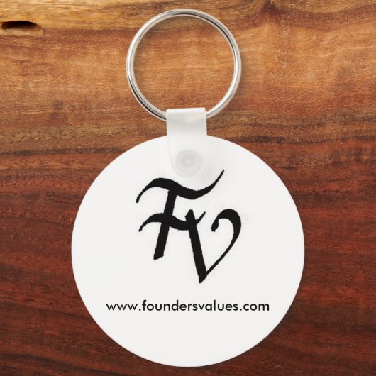 FoundersロゴKeychain キーホルダー (正面)