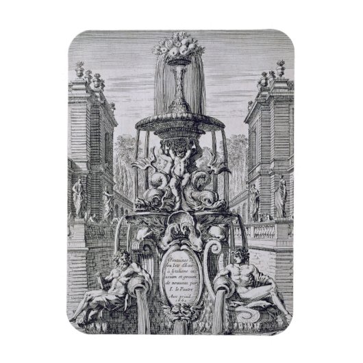 「Fountain and Waterjets in the Ita」のタイトルページ マグネット (縦)