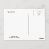 Fountain in Barcelona，スペイン ポストカード (裏面)