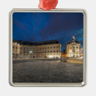 Fountain in the Place of the Bourse メタルオーナメント